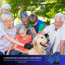 Luva Escova de Banho Pet Silicone | Massageadora