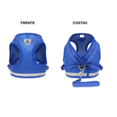 Peitoral Reflexivo + Guia p/ Gato e Cão Pequeno