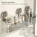 Prateleira de Banho com Ventosa | Sem Furo