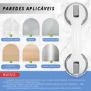 Barras de Apoio com Sucção (Par) – Segurança sem furos no seu banheiro