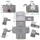 Trocador Portátil Premium – trocas rápidas, limpas e sem stress