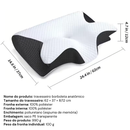 Travesseiro Cervical Ortopédico de Espuma Visco – Alinha, Alivia e Renova Seu Sono