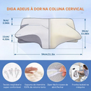 Travesseiro Cervical Ortopédico de Espuma Visco – Alinha, Alivia e Renova Seu Sono