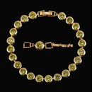 Pulseira Royale Zircon — Link Clássico com Cristais Coloridos