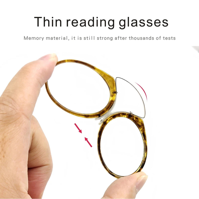 Leitor Pince-Néz Pocket TR90 — Óculos de Leitura Portáteis