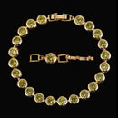 Pulseira Royale Zircon — Link Clássico com Cristais Coloridos