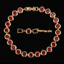 Pulseira Royale Zircon — Link Clássico com Cristais Coloridos