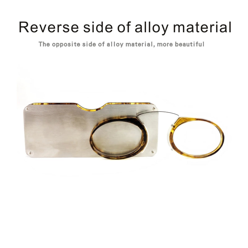 Leitor Pince-Néz Pocket TR90 — Óculos de Leitura Portáteis