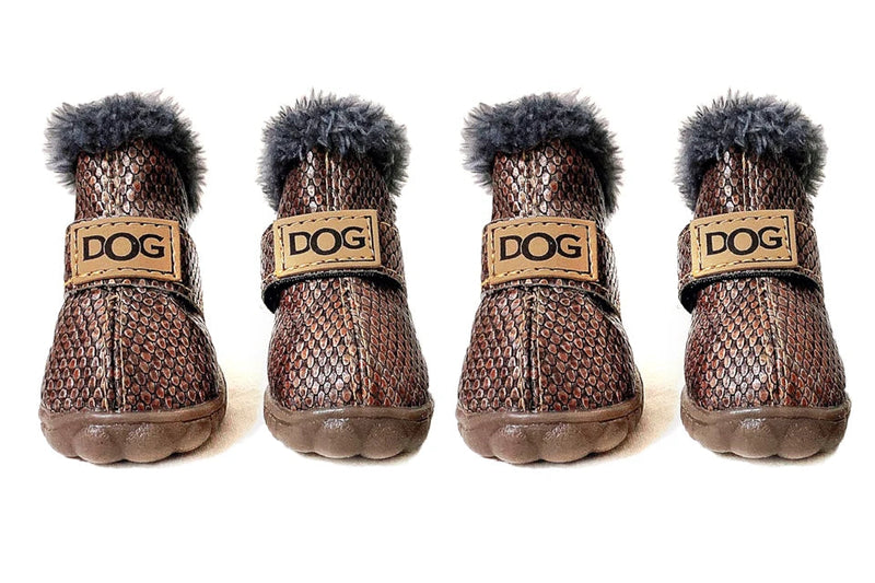 Botinhas Impermeáveis para Cães 4Pç | Antiderrapante