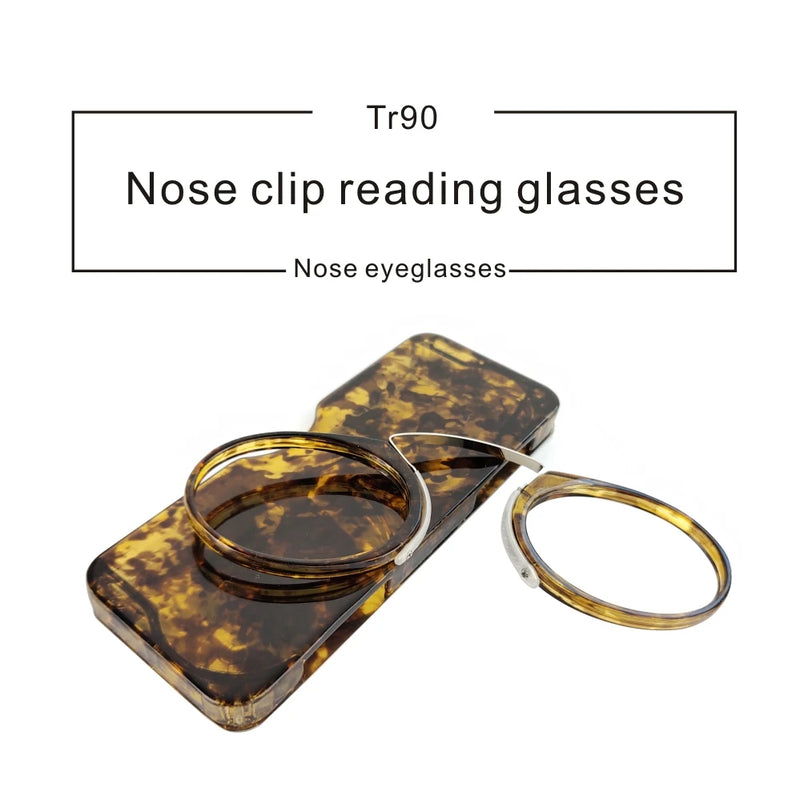 Leitor Pince-Néz Pocket TR90 — Óculos de Leitura Portáteis