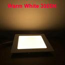 Painel LED Slim Embutir 3W–18W | Redondo/Quadrado