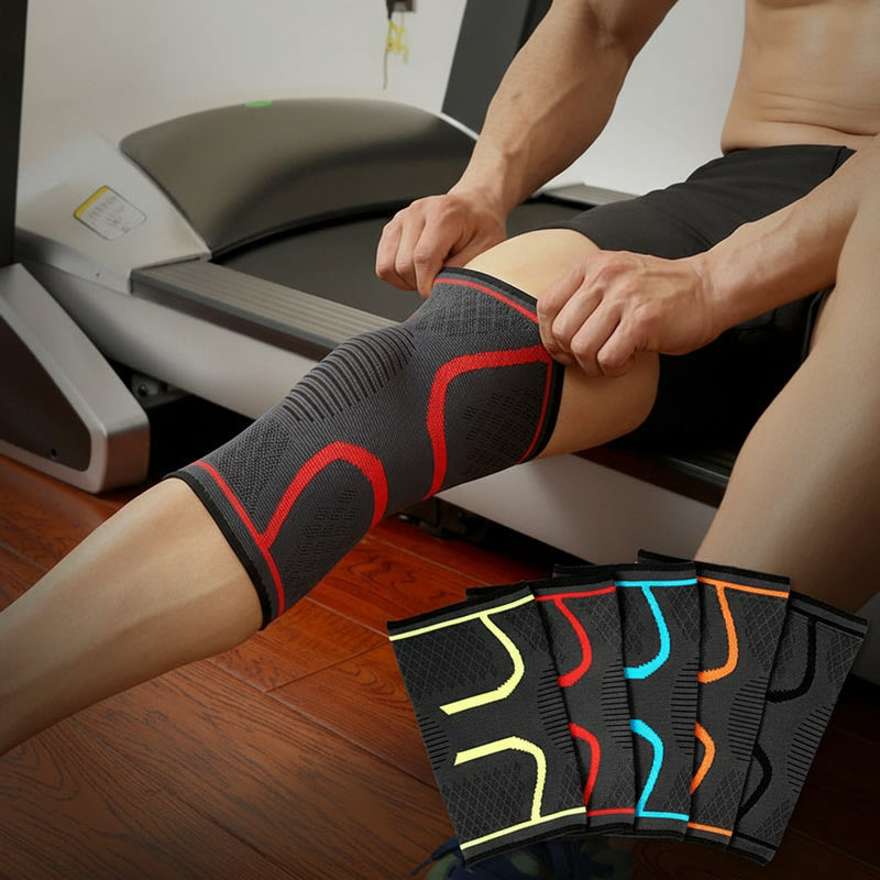 Joelheira de Compressão Esportiva | 1 Peça (S–3XL)