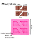 Molde Silicone “Milk Letters” | Food Grade (7×6,1 cm)