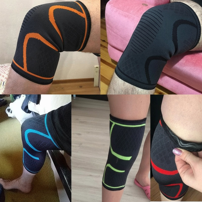 Joelheira de Compressão Esportiva | 1 Peça (S–3XL)