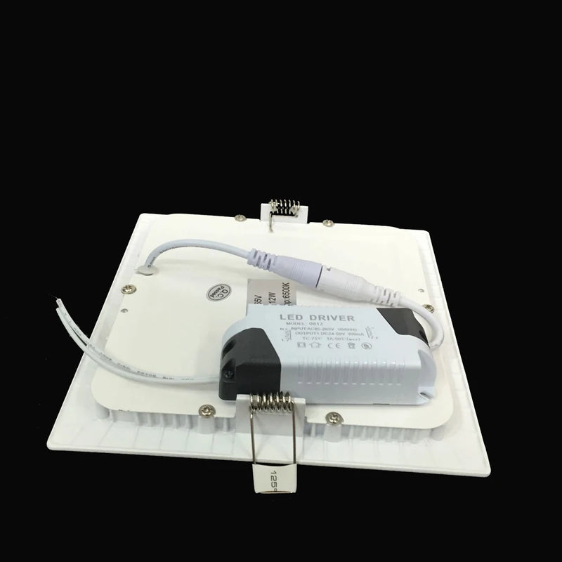 Painel LED Slim Embutir 3W–18W | Redondo/Quadrado