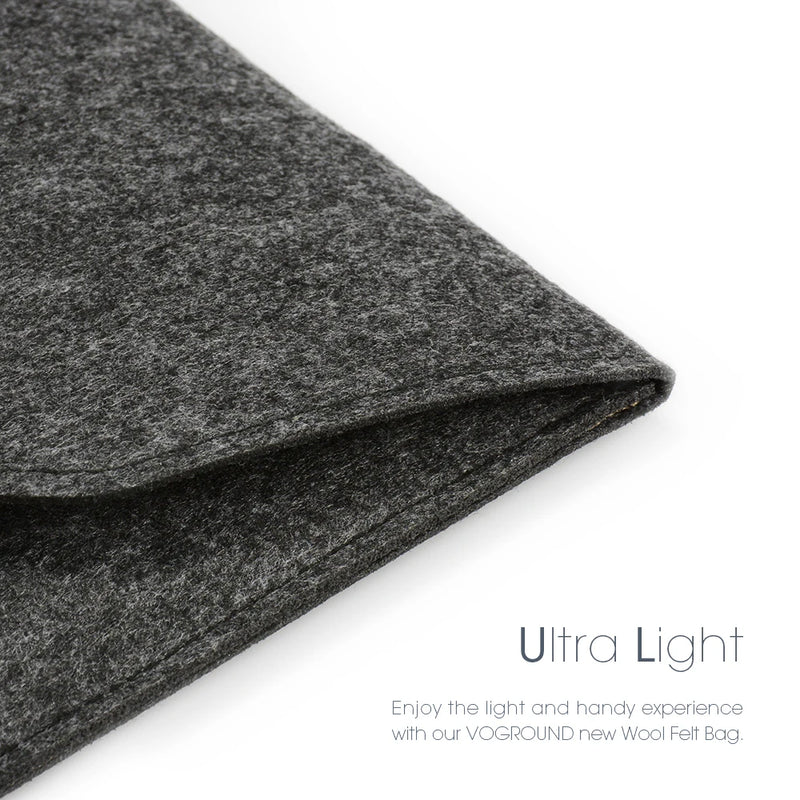 Capa Sleeve de Feltro para Notebook/MacBook – Ultra Slim com Bolso | 11″ a 15.6″