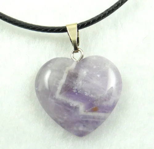 Pingente Coração Pedra Natural — Para Colares & DIY Joias