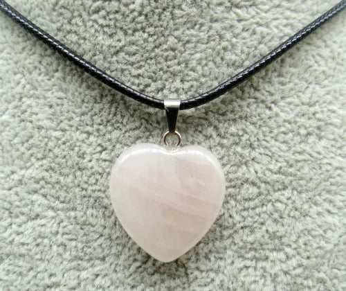 Pingente Coração Pedra Natural — Para Colares & DIY Joias