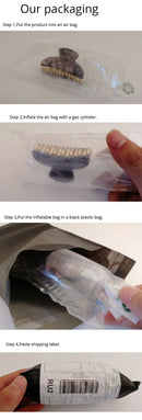 Garra Premium 3 Dentes — Presilha de Cabelo 8,3 cm (Fixação Forte)