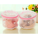 Saco de Lavagem para Lingerie com Zíper – Malha Protetora 15×15 cm