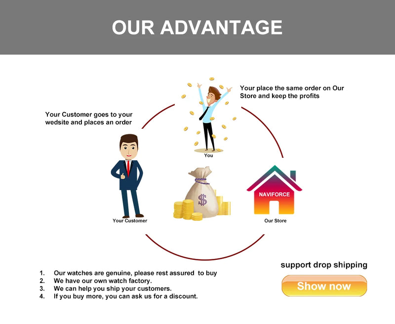 Relógio Masculino Aço Inox 43 mm | Quartz + Data 3 ATM