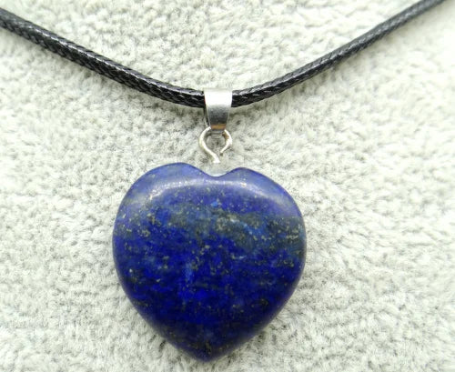 Pingente Coração Pedra Natural — Para Colares & DIY Joias