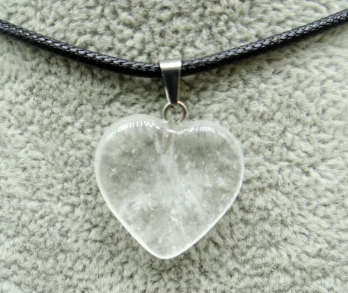 Pingente Coração Pedra Natural — Para Colares & DIY Joias