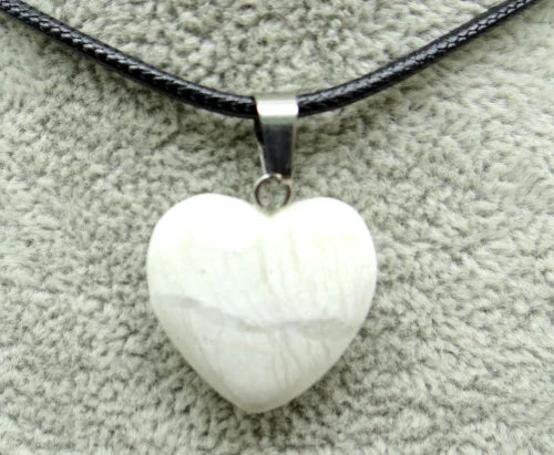 Pingente Coração Pedra Natural — Para Colares & DIY Joias