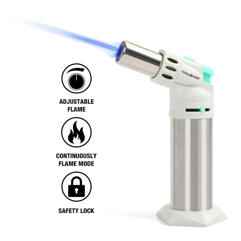 Maçarico Culinário Recarregável | Chama Ajustável