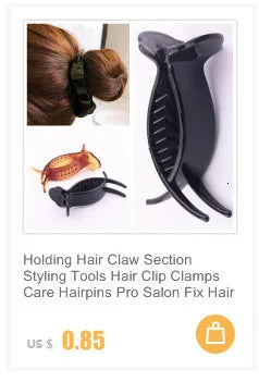 Garra Premium 3 Dentes — Presilha de Cabelo 8,3 cm (Fixação Forte)