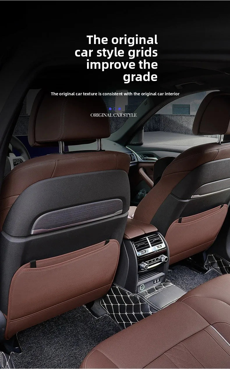 Organizador de Encosto em Couro PU – Porta-Objetos Universal p/ Carro