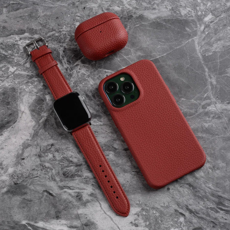 Capa YMW Magnetic de Couro Legítimo p/ iPhone 13 | Pro | Pro Max | mini