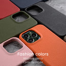 Capa YMW Magnetic de Couro Legítimo p/ iPhone 13 | Pro | Pro Max | mini