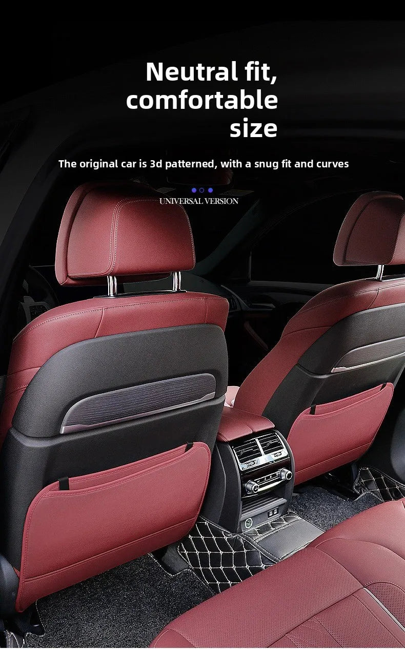 Organizador de Encosto em Couro PU – Porta-Objetos Universal p/ Carro