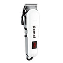 Kemei 809A Máquina de Cortar Cabelo Profissional Sem Fio – 300 min, Lâmina 440C, Bivolt