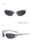 Óculos Y2K Punk Esportivo UV400 – Goggle Futurista Unissex