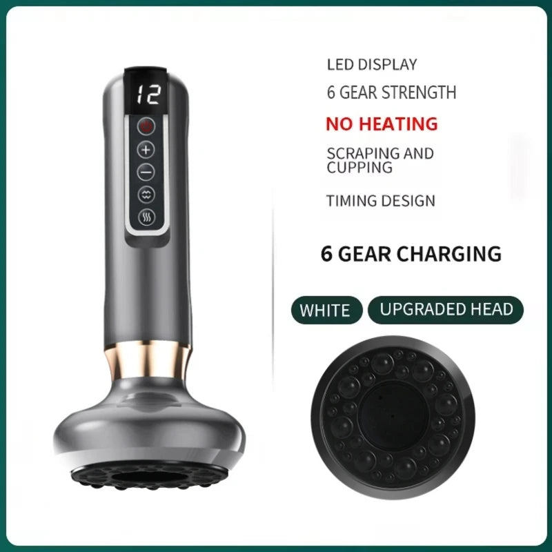 Massageador de Ventosas Magnéticas Recarregável – Esculpir & Suavizar (Corpo todo)