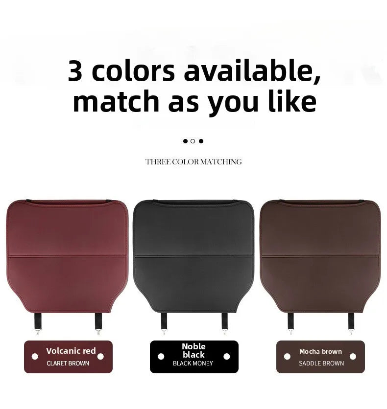 Organizador de Encosto em Couro PU – Porta-Objetos Universal p/ Carro