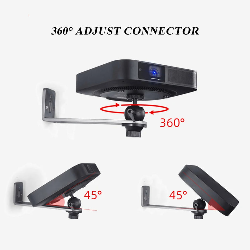 Suporte de Projetor de Parede | Alumínio, Multiângulo