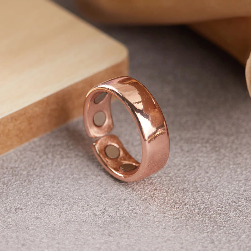 Anel Magnético Anti-Ronco por Acupressão – Discreto, Confortável e Ajustável para Noites Mais Silenciosas