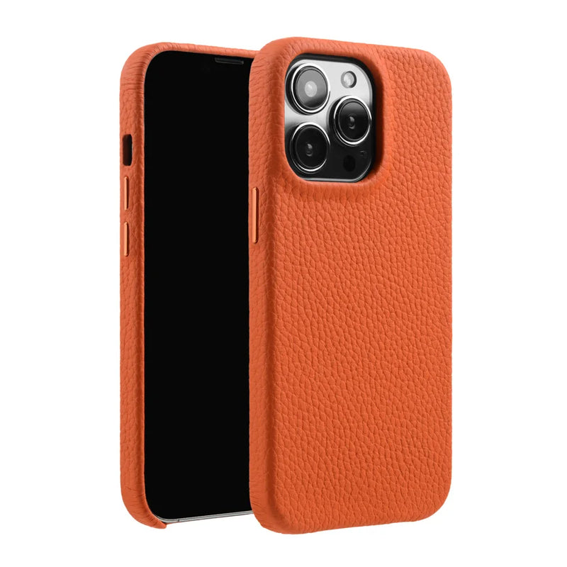 Capa YMW Magnetic de Couro Legítimo p/ iPhone 13 | Pro | Pro Max | mini