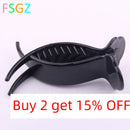 Garra Premium 3 Dentes — Presilha de Cabelo 8,3 cm (Fixação Forte)