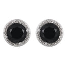 Brilho Real — Brincos de Pino com Zircônia 6 mm (Banho Dourado/Branco/Rosé)