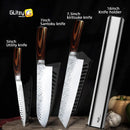 Faca Chef Hammered Pro 7Cr | Full Tang (HRC 58–60)