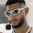 Óculos Steampunk Esportivo UV400 – Lente Espelhada p/ Ciclismo e Outdoor