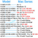 Case rígida p/ MacBook Air/Pro (M1 • M2 • M3 • M4)