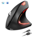 Mouse Vertical HXSJ T22 – Conforto Sem Dor, Produtividade Sem Fio