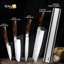 Faca Chef Hammered Pro 7Cr | Full Tang (HRC 58–60)