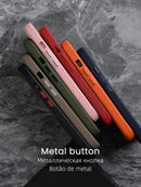 Capa YMW Magnetic de Couro Legítimo p/ iPhone 13 | Pro | Pro Max | mini