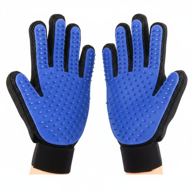 Luva Escova de Banho Pet Silicone | Massageadora